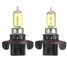 A pair of 3000K-3500K HID Xenon 60W H13 55W Light Bulbs Lamps DC12V Yellow - 1