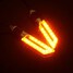 Red Universal Motorcycle Turn Signal Indicators Amber Light Lamp 4pcs - 3