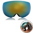 Blue Anti Fog Bike Racing Outdoor Snowboard Ski Winter Yellow Goggles Unisex Dual Len Motor - 3