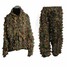 Hunting Suit Hide Woodland Camouflage Clothing Free Leaf Coat Size 3D - 3