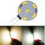 LED Light White 6000K Display 12SMD 1.6W Car Yacht G4 Pure Warm - 2