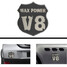 Auto Motor Sticker Power V8 MAX 3D Car Metal Emblem Decal Emblem Badge Truck - 1