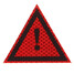 Reflective Stickers Multifunction Grade Diamond Labels Warning Decals Triangle - 4