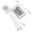 120MM RGB Remote Control 12V Angel Eyes Multi-Color 5050 Flash LED SMD - 5