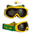 Goggles Spherical Motorcycle Racing Anti-Fog Lens Ski North Wolf - 5