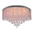 Flush Mount Modern/contemporary Dining Room Living Room Bedroom Electroplated Feature For Crystal Metal - 1