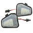 Side Mirror Under LED White Lights Pair VW Passat - 3