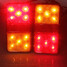 Taillight 10LED 2Pcs 12V Indicator Lamp Truck Car Stop Rear Tail Light - 2