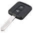 Nissan New Navara Micra 2 Button Remote Key Case Uncut Blade - 1