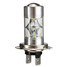 2835 12SMD LED 4pcs Fog Light DRL Daytime Running Lamp 6500K Bulb White H7 Len Projector - 6