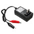 Black Rechargeable Red Clip Alligator Lead Acid Sealed Car Battery Charger 6V - 5