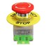 Cap Stop 10A Mushroom Red Emergency Push Button Switch Self Locking - 1