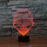 100 Led 3d Power Table Lamp Shape Night Light Unique - 5