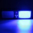 Red Car Sun Visor Model LED Blue Strobe Flashing Light 12V Emergency Warning Light - 4