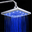 Inch Spray Luminous Shower Head Top Temperature (abs - 3