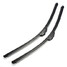 Ford Front Car Windscreen Wiper Blades Flat Galaxy Pair Black - 2