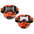 Detachable Modular Face Mask Shield Goggle Motorcycle Helmet Protect - 3