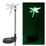 Solar Lights Color Changing Set Dragonfly Stake Garden - 1