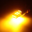 High Power 15W Turn Signal Light Indicator Amber Yellow 2835SMD LED Rear Bulbs - 3