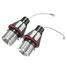 2Pcs E63 LED Angel Eyes Halo Lights Bulbs E64 RGB E61 BMW E39 E60 - 10