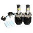 80W Kit Hi Lo Bulbs HB2 Pair LED 8000LM H4 6000K 8000K Light Headlight - 2