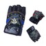 Skull Gloves PU Rivet Motorcycle Sport Fitness - 1