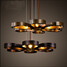 Iron Flower American Wind Country Pendant Lamp Industrial - 1