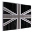 2pcs Black Mini Cooper Flag Union Jack Vinyl Stickers Mirrors - 5