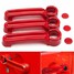 Handle Jeep Wrangler Doors Hood Exterior Door Handle Red - 1