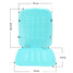 Ventilate Blue 1pcs Saddle Universal For Car Seat Cushion Pad PVC Home Office - 2