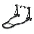 Steel Motorcycle Rear Wheel Front Heavy Duty Fork Stand Paddock Under Lift - 2