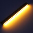 DRL White Amber Turn Signal Light Universal LED Driving Daytime Running - 8