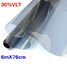 6mx76cm Window Glass Tint Film Tinting Roll Car Auto Mirror Silver LVT - 5