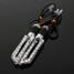 Universal 4pcs Chrome Motorcycle Turn Signal Indicators Light Lamp - 8