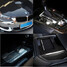 Black Carbon Fiber Vinyl Shinny Wrap Glossy Car Interior 5D Sticker Decal - 2