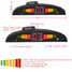 Backup Reverse Alarm LED Display Car Auto Aid Parking Sensors Radar System Kit - 11