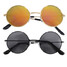 Glasses Metal Frame Lens Shades Sunglasses Round Dark - 6