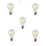 Ac85-265v 5pcs E27 Filament Lamp 800lm Cool White Degree Warm Color Edison Filament Light Led  8w - 1