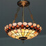 Light Fixture Dining Room Pendant Lights Tiffany Retro Shade - 3