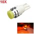 Wedge Bulb 12V 1.5W Amber Turn Signal Lamp W5W LED Side Maker Light Car 10Pcs T10 - 1