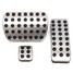 Chrome Steel Benz pads Foot Class Brake Pedal Covers AMG - 1