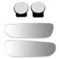 Convex 2Pcs slim Rotating Blind Spot Mirror Glass Wide Angle 360° Car Rear View - 1