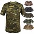 Army Racing Camo T-Shirt Summer Camouflage Tee Casual Hunting Short Sports - 2