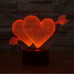 Decoration Atmosphere Lamp Touch Dimming Heart Christmas Light Novelty Lighting Colorful - 2