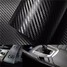 Black Sheet DIY Car Wrap Roll Film Sticker Decal 3D Carbon Fiber Vinyl - 2