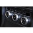 GOLF 3pcs Decoration Stereo Cars Alu Ring Knob Ring Air Conditioning Knob - 9