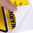 5pcs Stickers CCTV Yellow Window Signs Decal Warning - 5