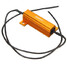 20-SMD LED Dual Color Switchback Resistor Turn Signal Light Bulb - 5