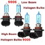 9005 9006 Headlight High Low Beam Halogen Bulbs Pair Xenon HID 6500K White - 1