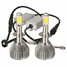 Driver Pair White 6000K 40W LED Car Headlight 3000LM H1 H3 H4 H7 - 6